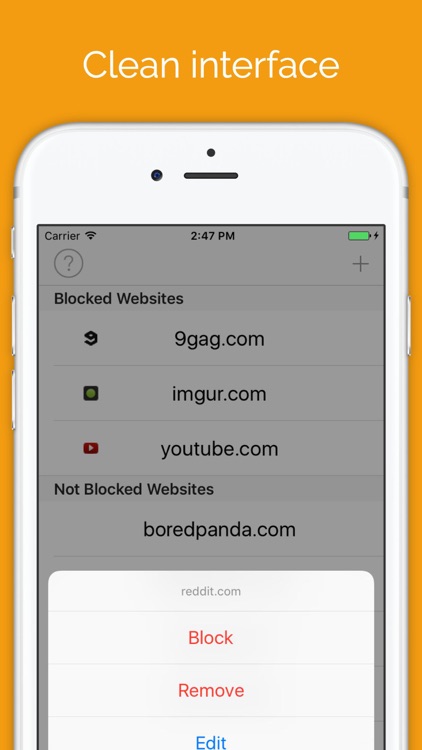 Control Procrastination block distracting websites screenshot-0