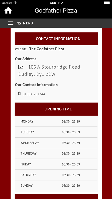 How to cancel & delete Godfather Pizza, Dudley from iphone & ipad 2