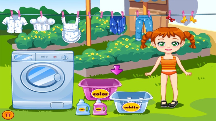 Laundry Cleaning Time - game for girls screenshot-3