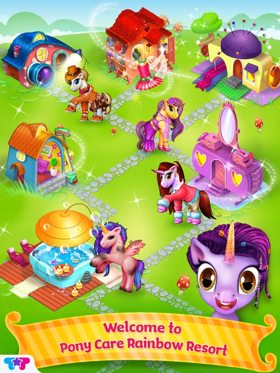 Pony Care Rainbow Resort - Enchanted Fashion Salon для iPad