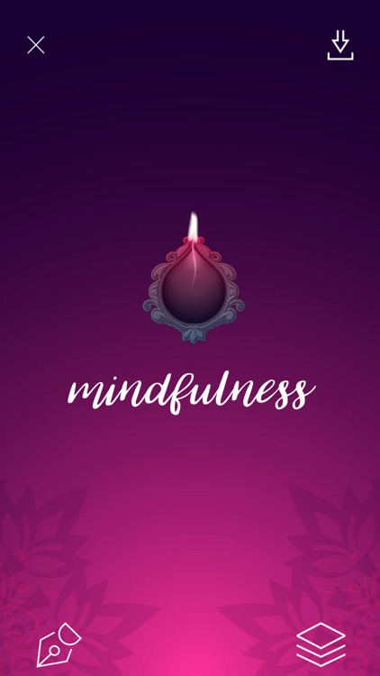 Mandalena - Create beautiful mandalas and mantras