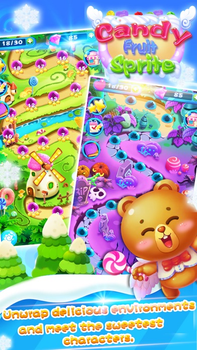CANDY FRUIT SPRITE - MATCH 3 1.8.0 IOS GAME GIẢI TRÍ CANDY FRUIT SPRITE - MATCH 3 1.8.0 IOS
