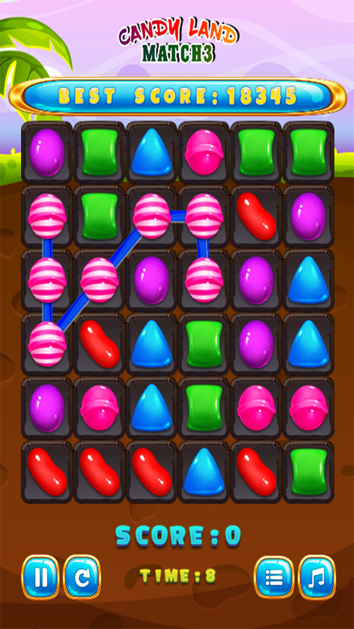 Candy Land Match3 - Sweet Mania Game