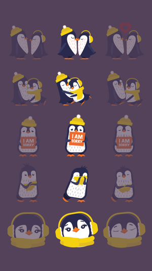 Love Penguins - Animated Pack for Valentines Day(圖2)-速報App