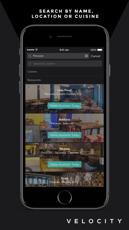 Velocity – Only the Best Restaurants screenshot-4