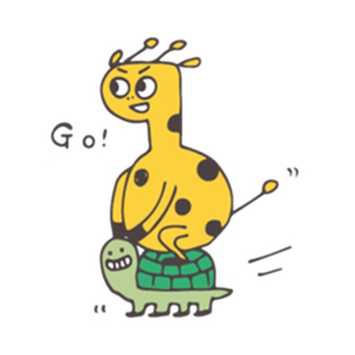 Happy Giraffe Sticker icon