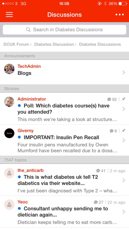 Diabetes Forum