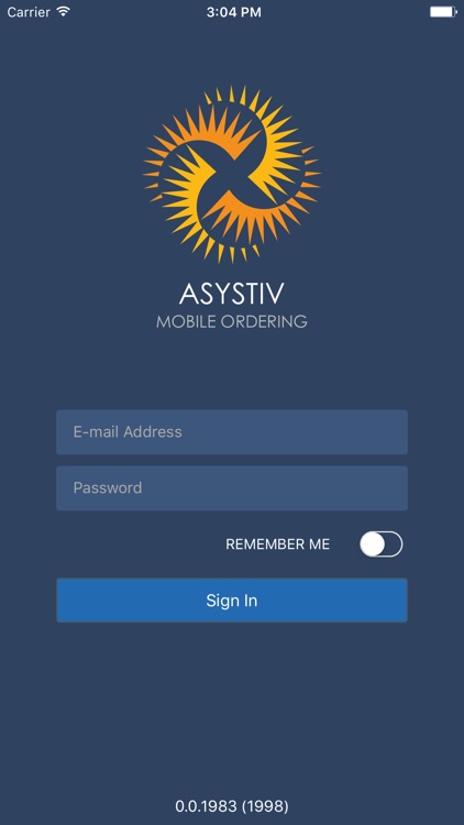 Asystiv Mobile Ordering