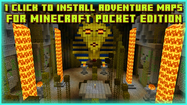 MAPS FOR MINECRAFT PE POCKET EDITION - ADVENTURE !