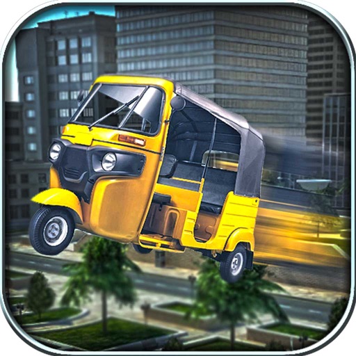 Flying Tuk Tuk Auto Ricshaw Race iOS App