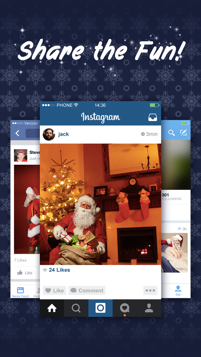 Catch Santa Claus in my house for Christmas