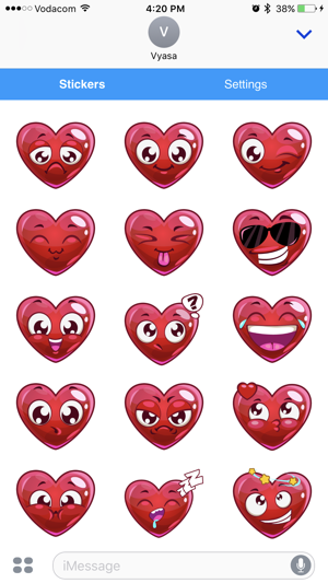 Heart Emoji - Love Emoticon Stickers for Texting(圖2)-速報App