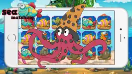 Game screenshot Sea Animal Match - Cards Matching Games Kids apk