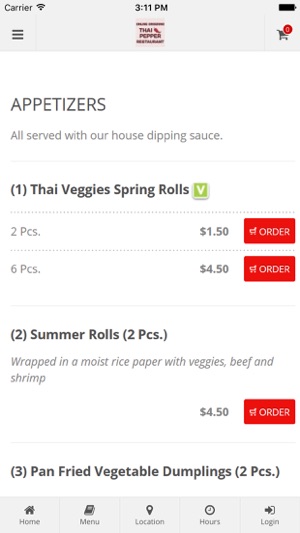 Thai Pepper Online Ordering(圖2)-速報App