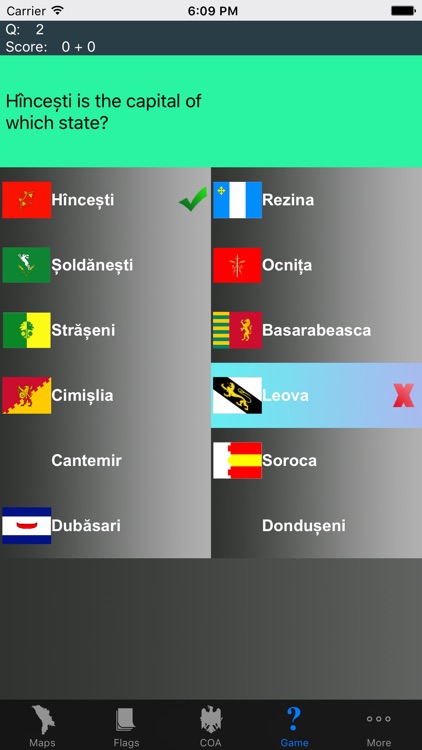 Moldova District Maps, Flags and Capitals screenshot-3