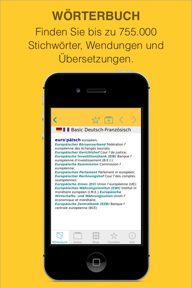 Französisch Deutsch Wörterbuch screenshot 2