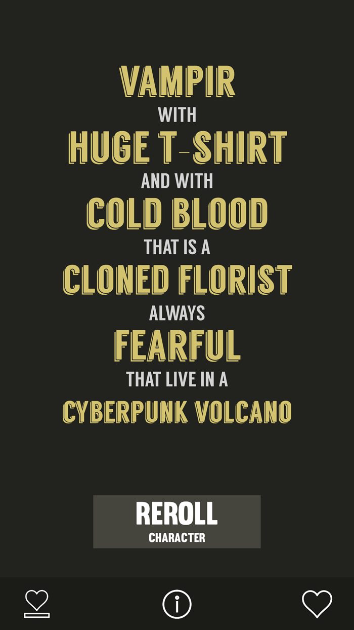 Character Design Generator