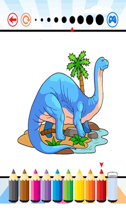 Dinosaurs2 Coloring Book - Activities for Kid