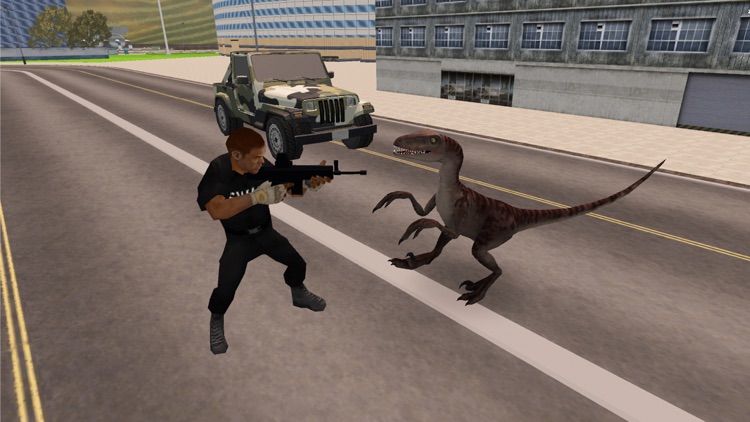 Dinosaur In The City : Dreadnought Simulator screenshot-3