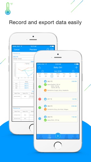 Fever Tracker Pro - Body Temperature Manager & Log(圖2)-速報App