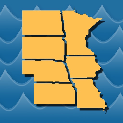 Stream Map USA - North Central