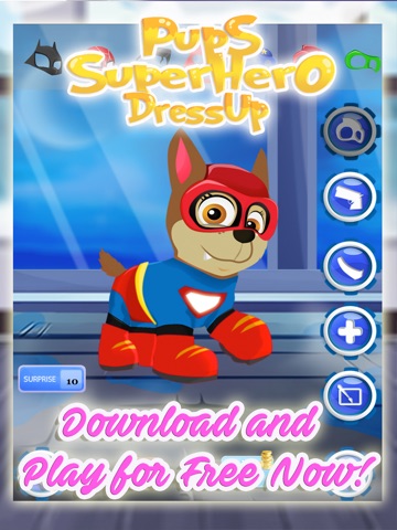 Pups Super-Hero Patrol Dress Up Games for free screenshot 4