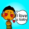 I Love You Baby Stickers