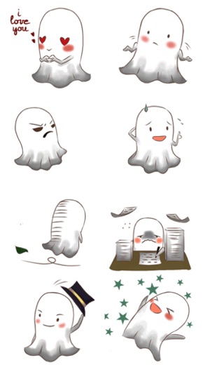 Little Ghost Stickers(圖1)-速報App