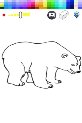 Bear - Zoo Coloring Game for Kids screenshot 2