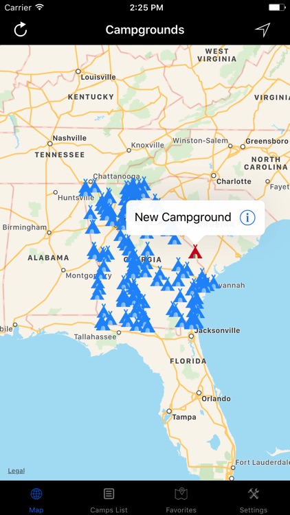 Georgia – Campgrounds & RV Parks