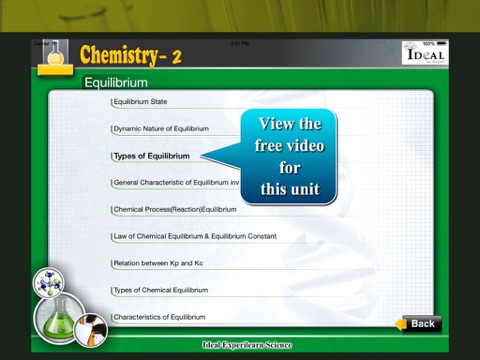 Ideal E-Learning Chemistry (Sem : 2) screenshot 3