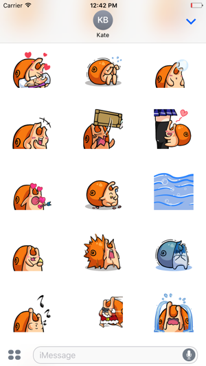 Animated Baby-Snail Stickers For iMessage(圖3)-速報App