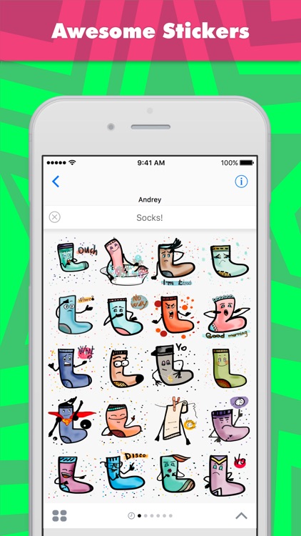 Socks! stickers by Andrey