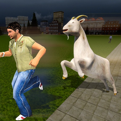 Craziest Goat Simulator City Rush Attack Icon