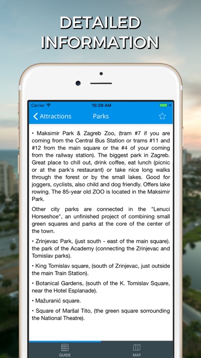 Zagreb Travel Guide with Offline Street Map screenshot 2