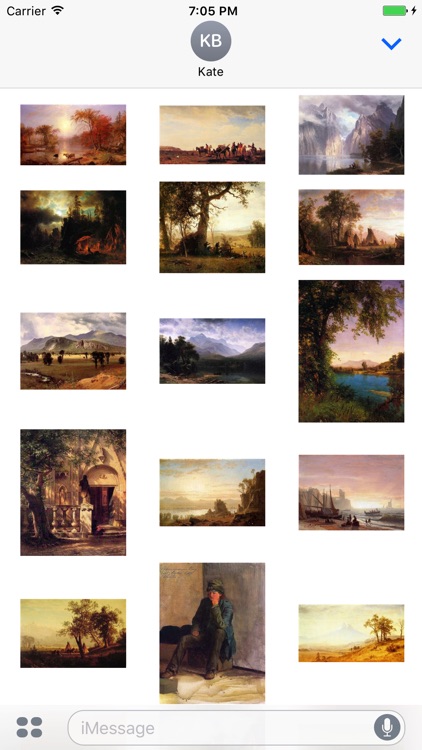 Albert Bierstadt Artworks Stickers screenshot-3