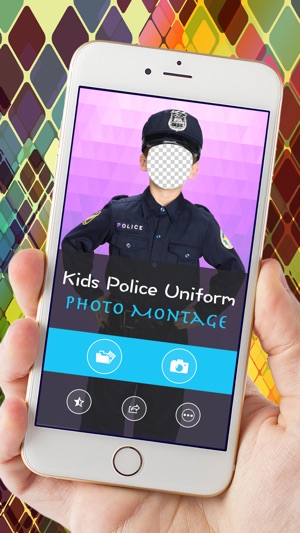 Kids Police Uniform Photo Montage(圖2)-速報App