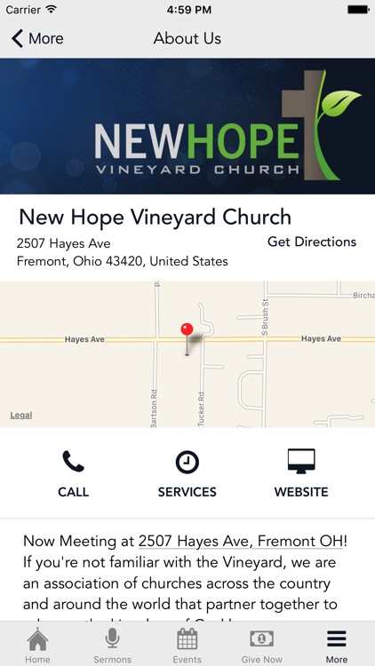 New Hope Vineyard Church App screenshot-3