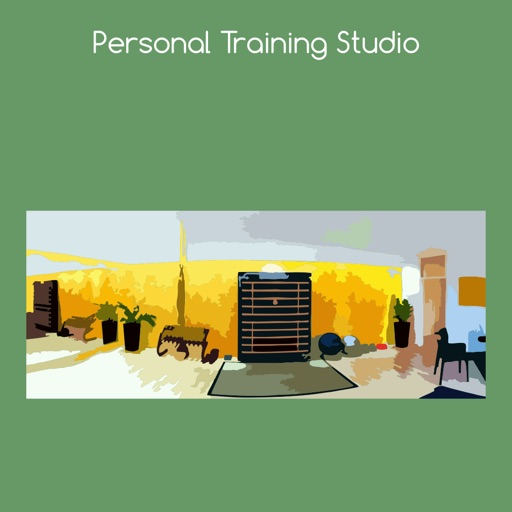 Personal training studio icon