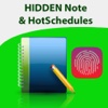 Hidden HotSchedules & Color Note with FingerPrint