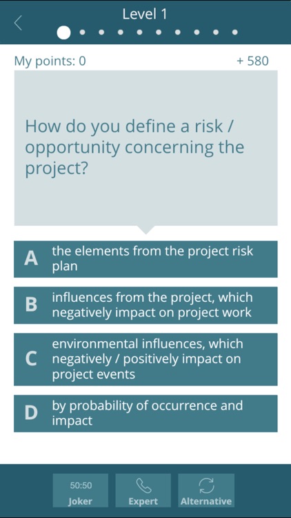 PM Quiz according to IPMA