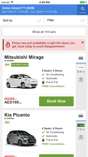 Dubai Cheap Car Rental Search - تأجير سيارة في دبي(圖4)-速報App