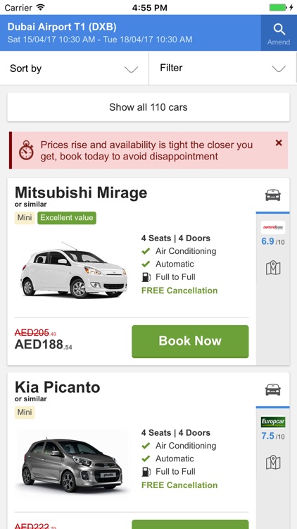 Dubai Cheap Car Rental Search - تأجير سيارة في دبي screenshot-3