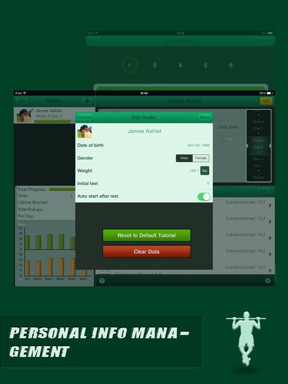 Pullups Coach for iPad - Do Twenty Pull Ups screenshot-4