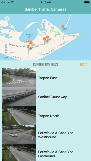 City of Sanibel Traffic Cams(圖2)-速報App