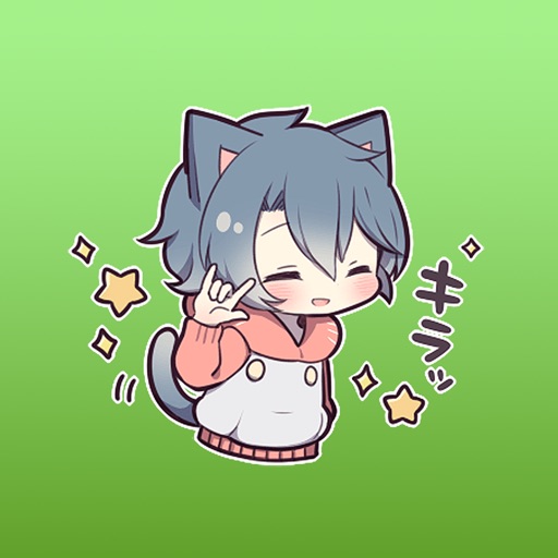 Kitt The Cutie Cat Girl Stickers 2