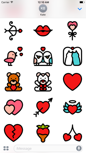 REd LOVe - Couple Stickers(圖1)-速報App