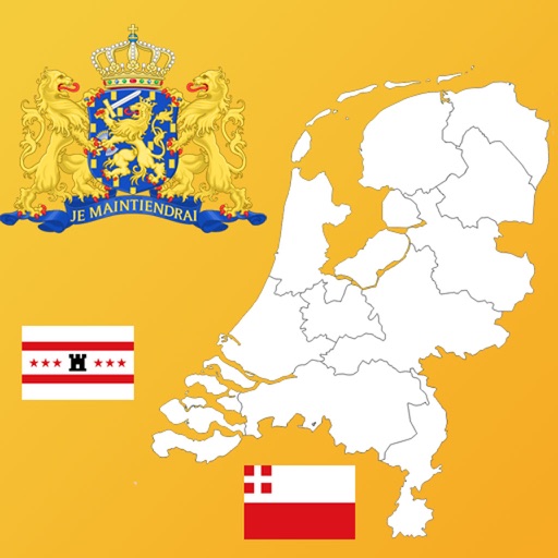 Netherlands State Maps, Flags & Info icon