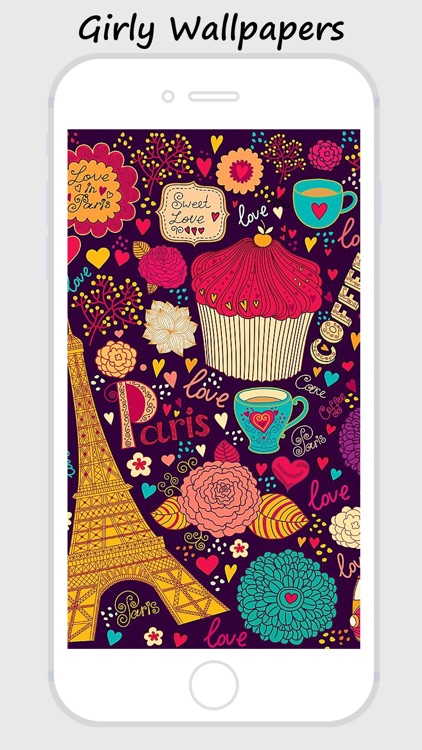 Girly Walls-Cute Girl Image for Home & Lock Screen