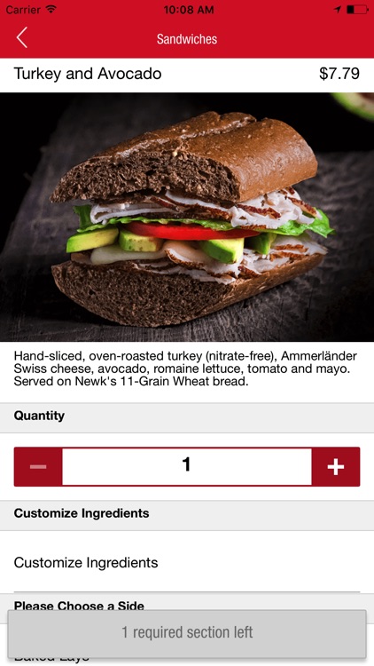 Newk's Eatery Ordering